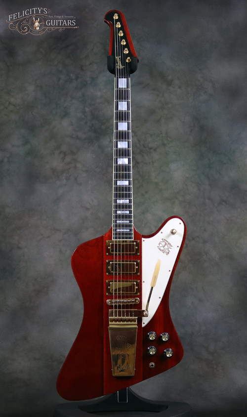 2008-Gibson-'65-Firebird-VII-Reissue-Trans-Cherry-Red